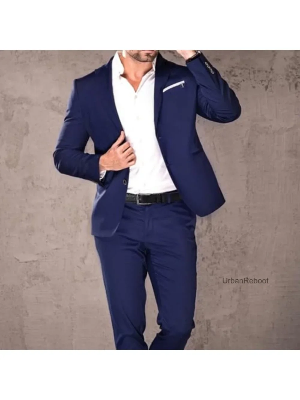 Mens Leather Belt Classic Dress Jeans Casual Work Business Belt